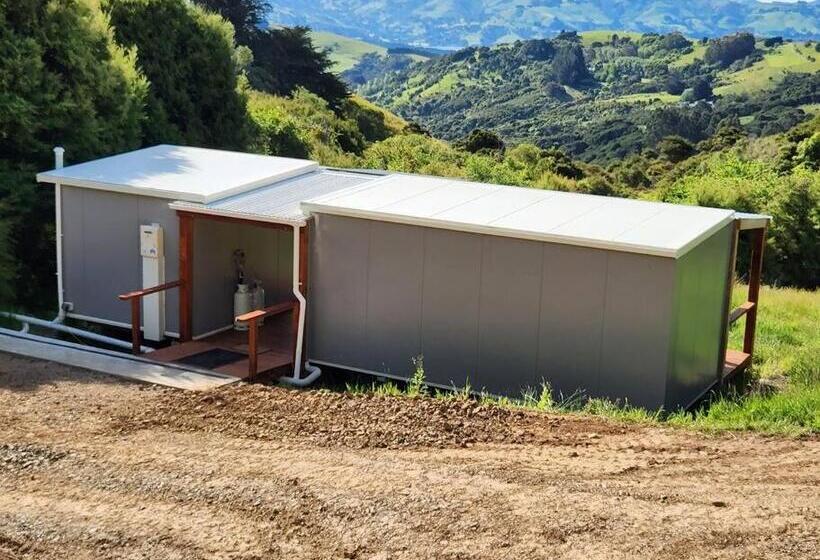 צימר Glenwood Akaroa Bush Retreat   Kanuka Hut