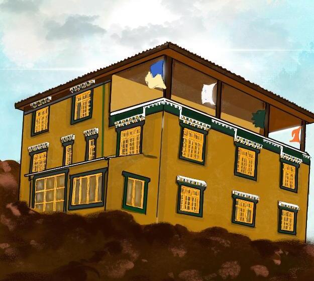 Общежитие Social Courtyard Spiti