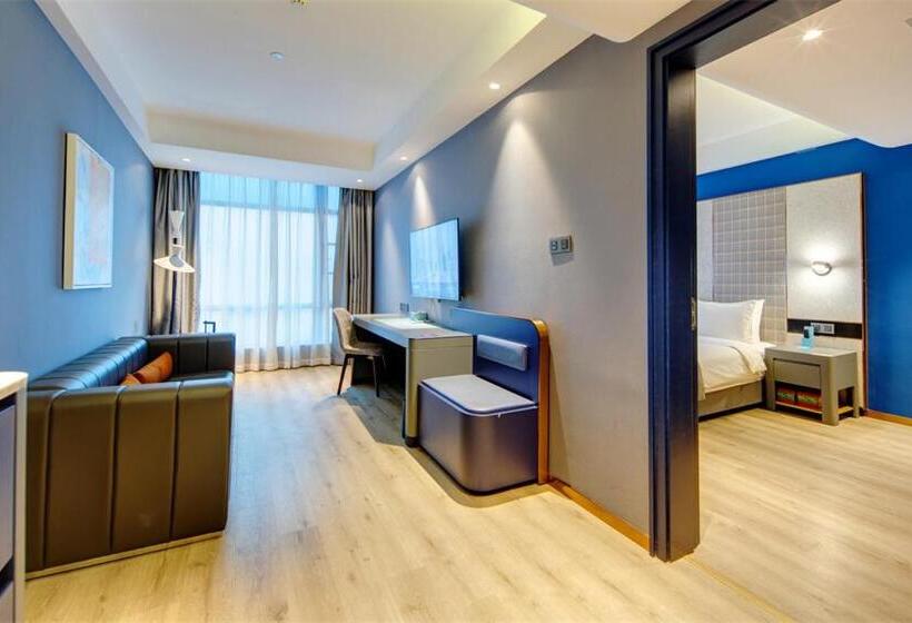 Lanou Hotel Nanchang Tengwang Pavilion Bayi Metro Station