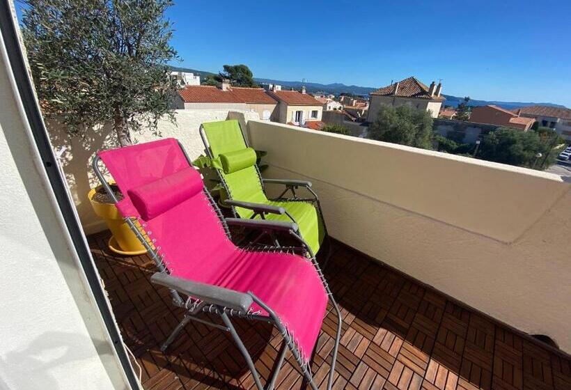 צימר Charmante Chambre Avec Vue Mer