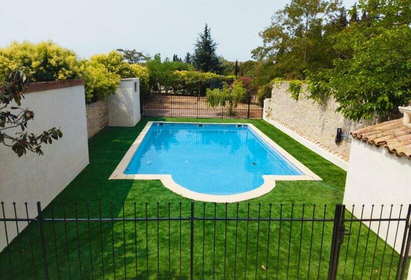 بنسيون Aur Blan   Chambres Le Somail