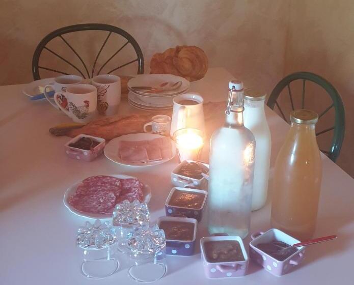 مبيت وإفطار La Mouche Villa Chambre Familiale Piscine