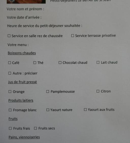 住宿加早餐  Le Bel Air De Saint Jean