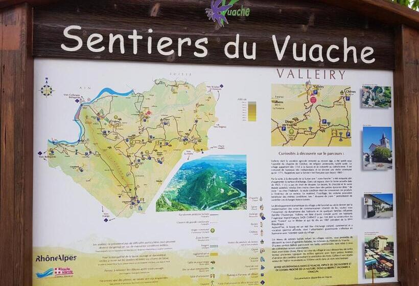 צימר Viarhona Cocooning Room Frei Zimmer