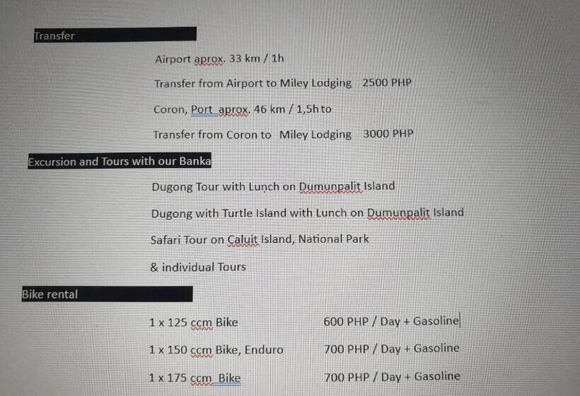 استراحتگاه Miley Lodging Restobar