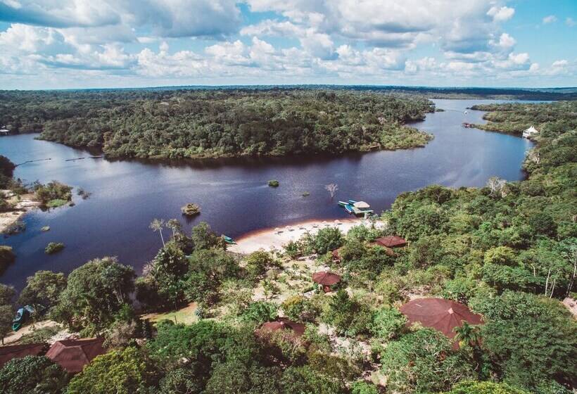 בית מלון כפרי Amazon Ecopark Jungle Lodge