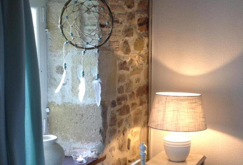 Bed and Breakfast Domaine Charente Glamping Familyroom Le Jardin With External Toilet & Shower House & Outdoor Kitchen