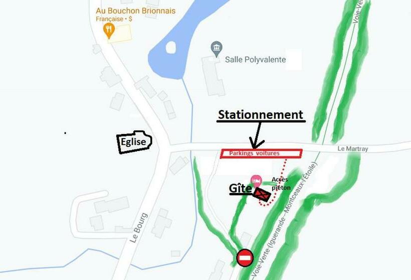 Общежитие Le Baugyte Gite D Etape 15 Lits