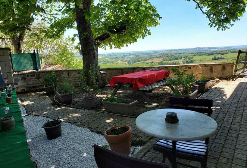 Пансион Studio Bellevue 3 Rue Du Bourg A Montastruc 47380 Entrée Indépendante