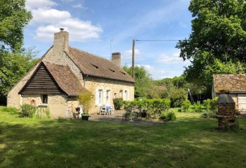 膳宿费 Rêves De Gamins Chambre De Gauche, 4 Couchages Dans Gîte De Campagne La Camusière, Proche Du Pôle Eu