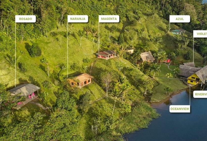 منتجع Rain Forest Lodge Playa Jaguar Panama