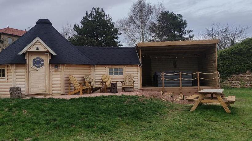 민박 Les Cabanes Du Grand Nord