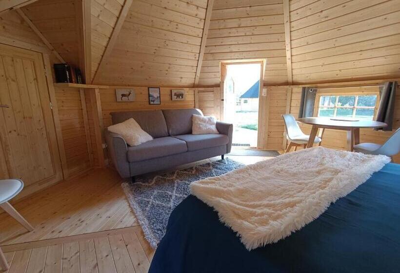 민박 Les Cabanes Du Grand Nord