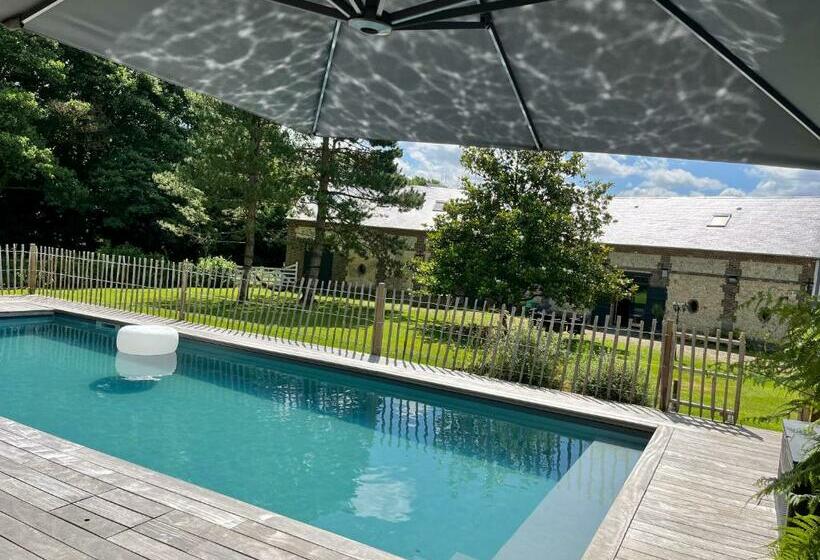 膳宿费 Le Grenier D Ouilly Au Cœur Du Pays D Auge   Gîte Avec Piscine à 20 Min Des Plages