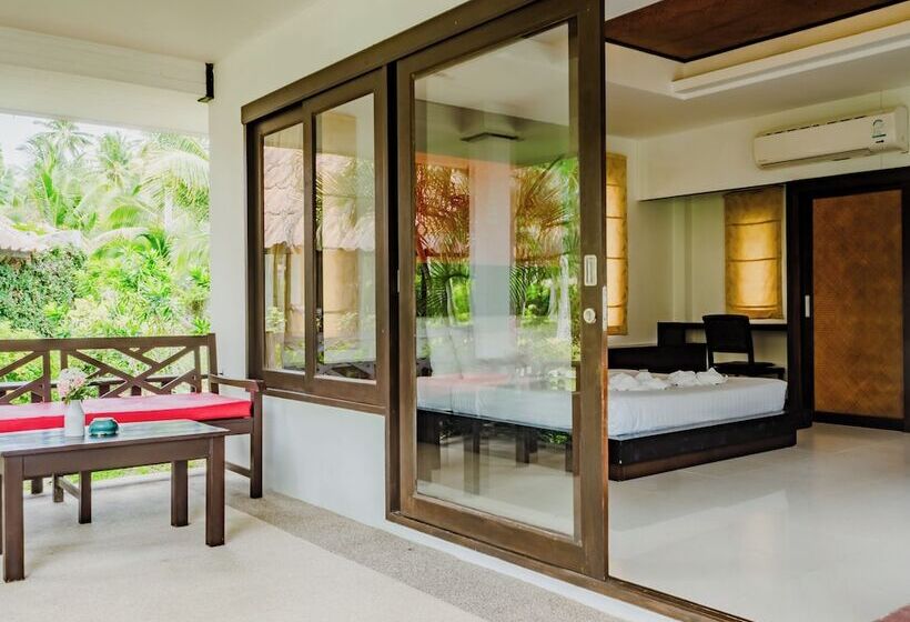 בית מלון כפרי Am Samui Resort Taling Ngam