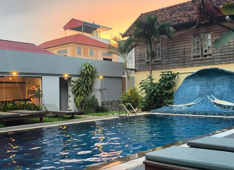 בית מלון כפרי Babel Siem Reap Guesthouse