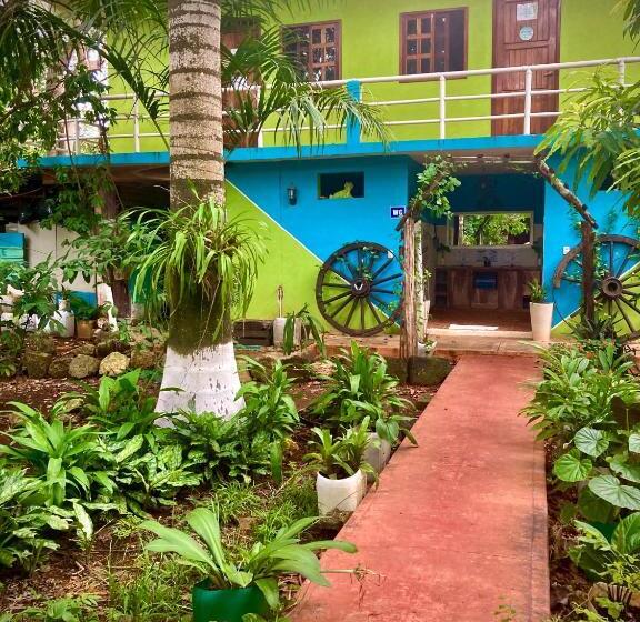 فندق صغير Yaxche Centro Hostal Y Camping