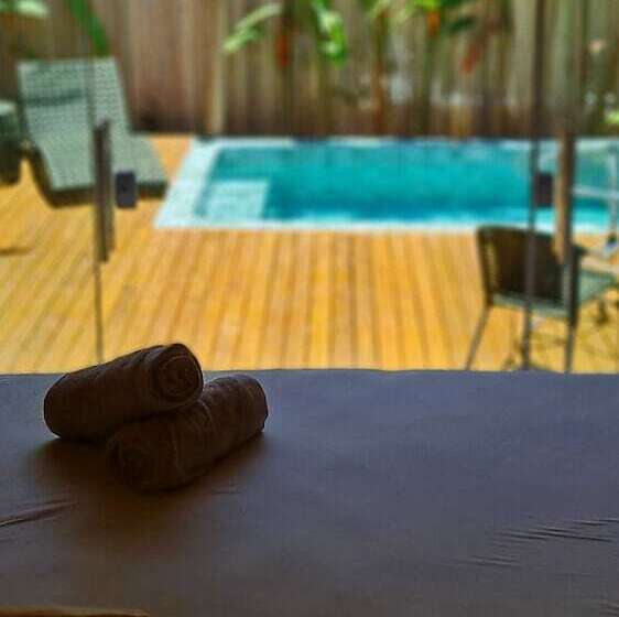 בית מלון כפרי Laus Bangalôs Experience   Piscina Privativa   Praia De Algodões   Península De Maraú   Bahia