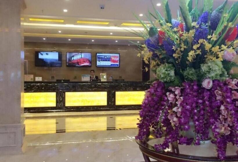 酒店 Greentree Inn Jiangxi Shangrao Qianshan Ehu Avenue Express