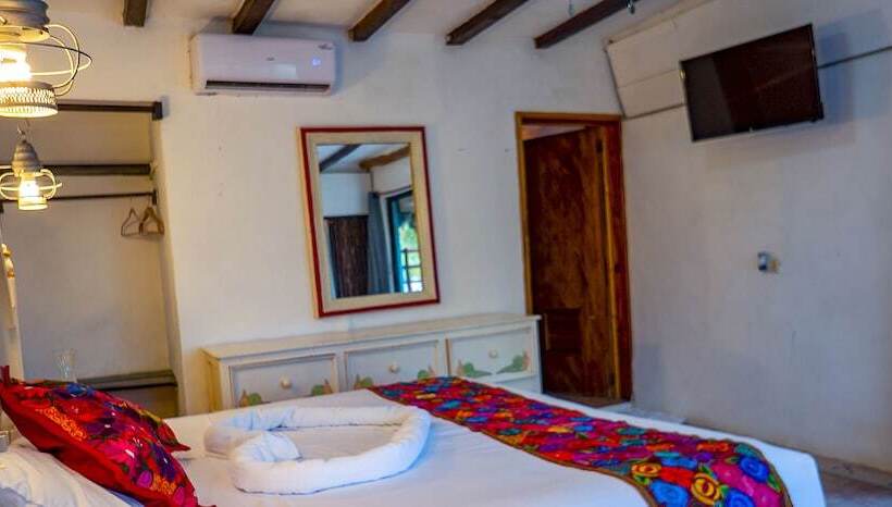 בית מלון כפרי Cabañas Casa Maya Holbox Frente Al Mar