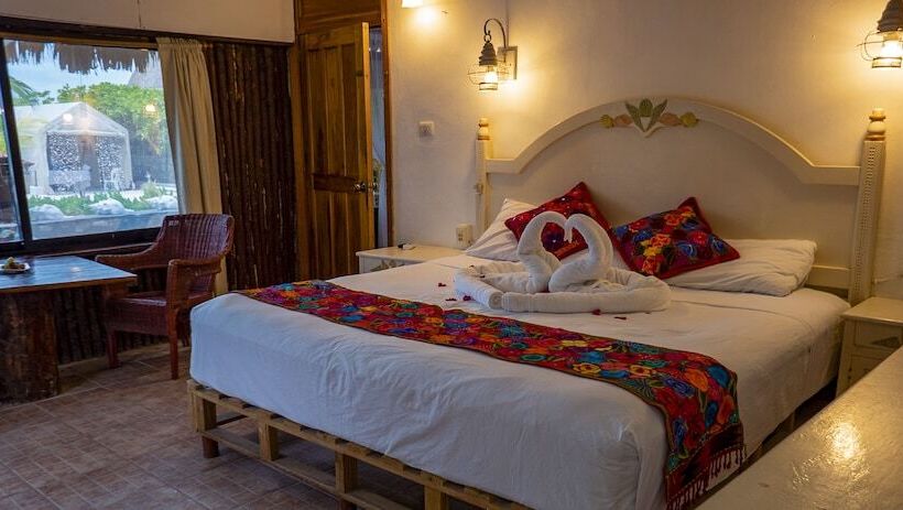 בית מלון כפרי Cabañas Casa Maya Holbox Frente Al Mar