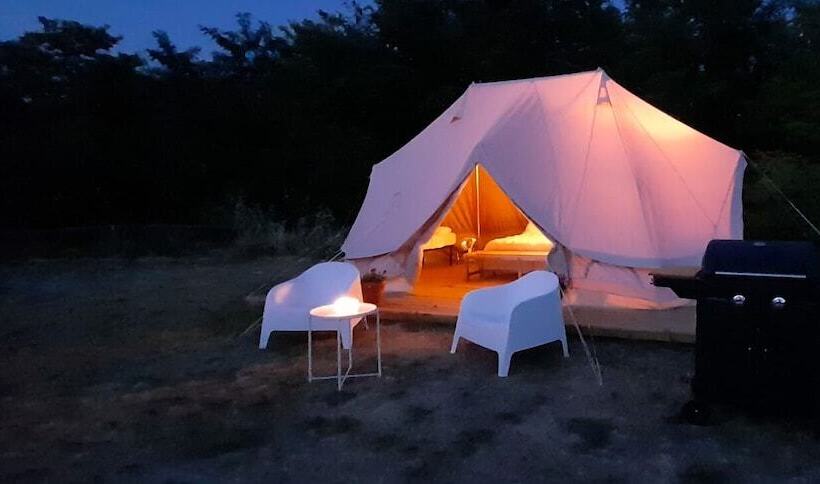Glamping At An Agriturismo In The Vineyard
