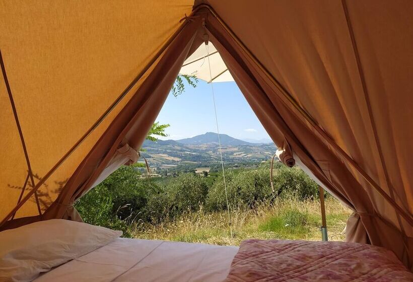 Glamping At An Agriturismo In The Vineyard