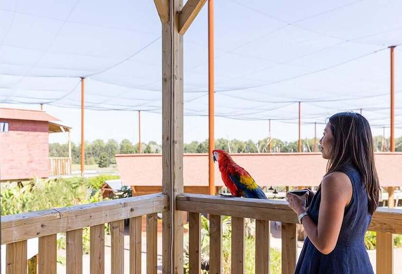 Отель Les Lodges Parrot World