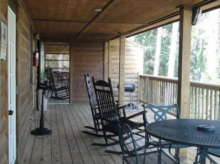 Lake View Two Bedroom, Two Bath Log Sided Cottage With Private Hot Tub Overlooking Lake Ouachita. By