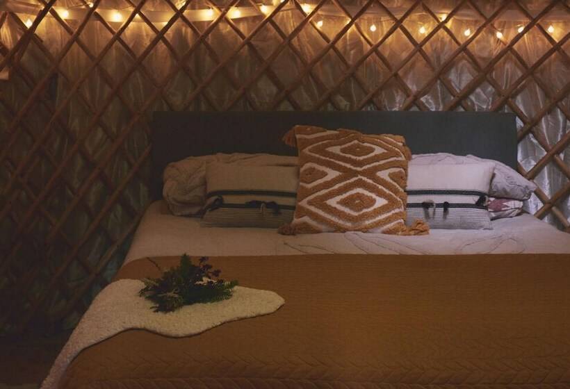 Mushroom Yurt Set In 4 Acres Of Woodland And Lakes