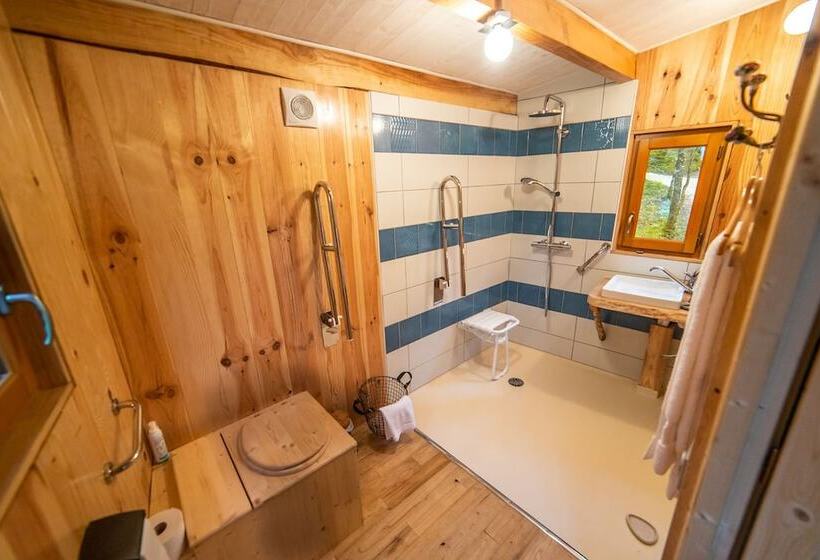 Пансион Les Cabanes Perchées Du Mas Del Bosc