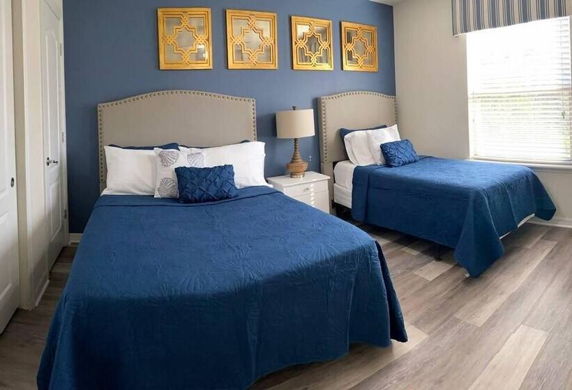 اقامتگاه Beautiful 8 Bedroom Villa Near Disney With Pool