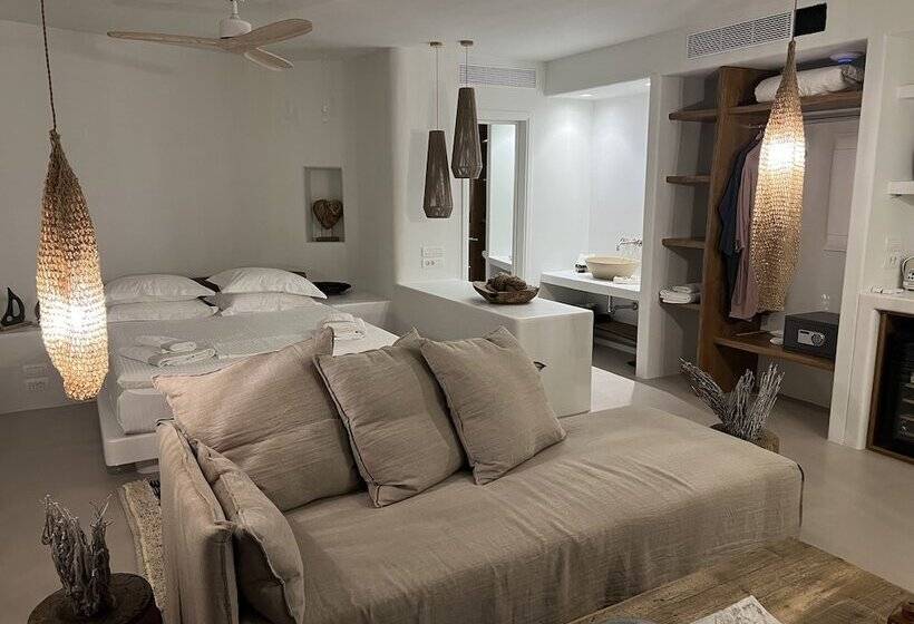 酒店 Zetine Suites Sikinos