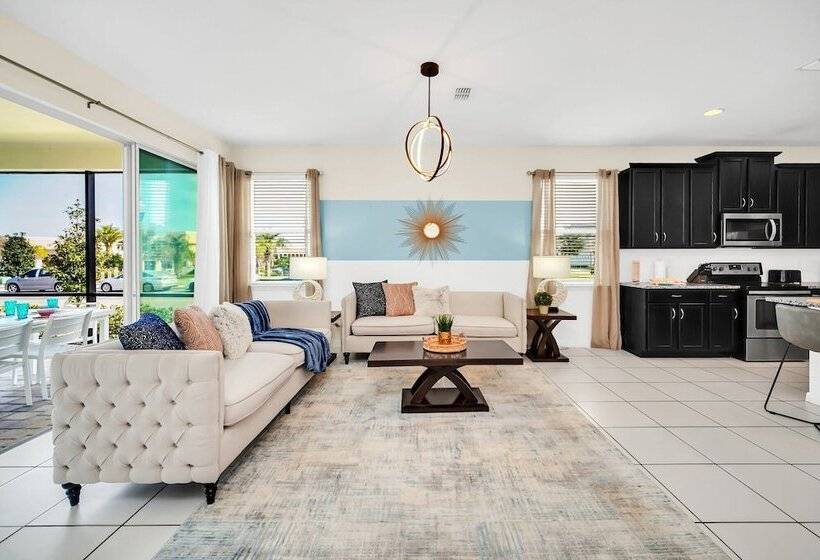 Stunning Villa With Themed Room S And Game Room, Right Across From The Club House #7sl9003