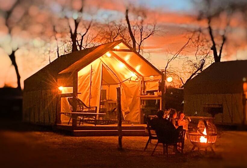 13 Blue River Camp   Glamping Cabin