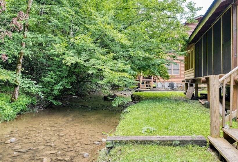 Brookshore By Avantstay Relaxing Backyard Creek, 10mins From Pigeon Forge