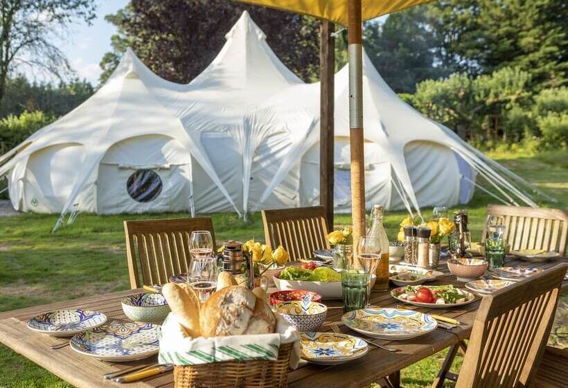 호텔 8 Bed Lotus Belle Mahal Tent In The Wye Valley