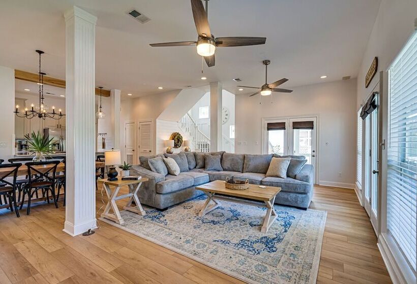 Magnolia Charms By Avantstay 2 Mins To Beach Pet Friendly, Bbq & Balcony Views!