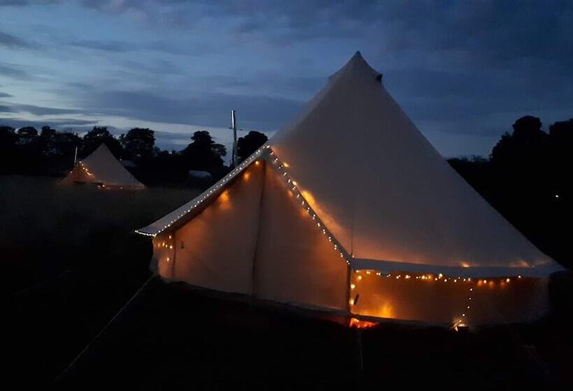6m Xl Bell Tent With Log Burner, Near Whitby
