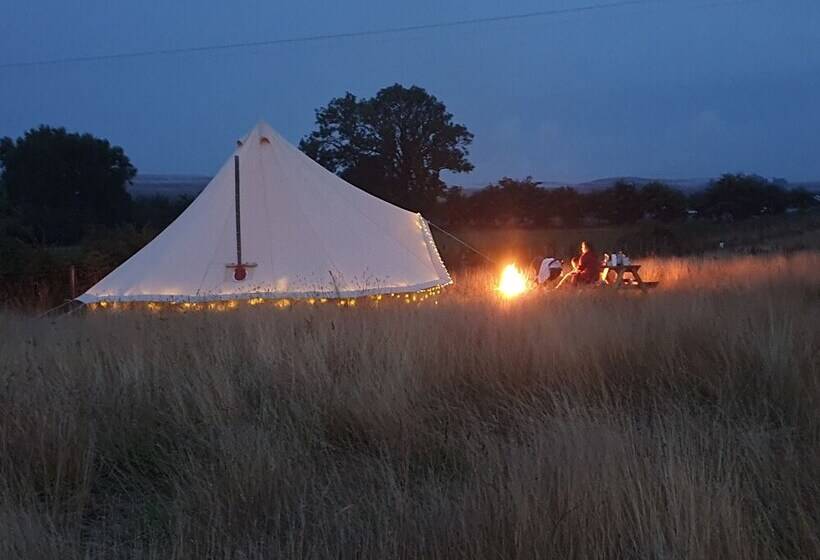 6m Xl Bell Tent With Log Burner, Near Whitby