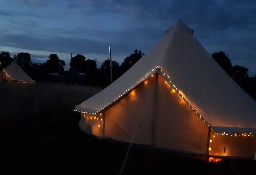 6m Xl Bell Tent With Log Burner, Near Whitby