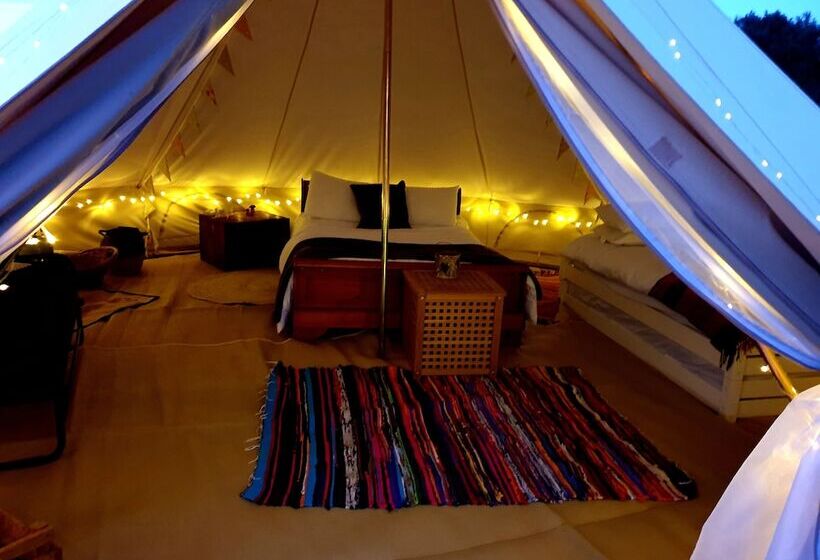 6m Xl Bell Tent With Log Burner, Near Whitby