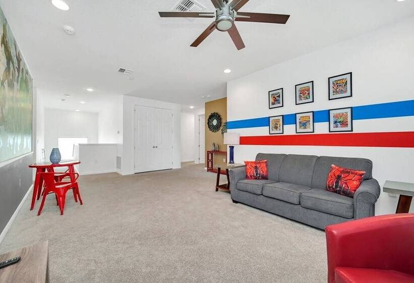 New Decor With Mickey, Nemo, Tinkerbell & Star Wars Rooms! Private Pool And Game Room