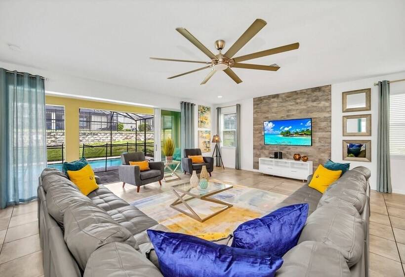 New Decor With Mickey, Nemo, Tinkerbell & Star Wars Rooms! Private Pool And Game Room