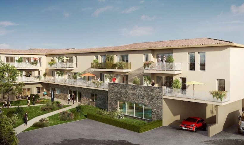 펜션 Résidence Domitys Regalecia à Uzès