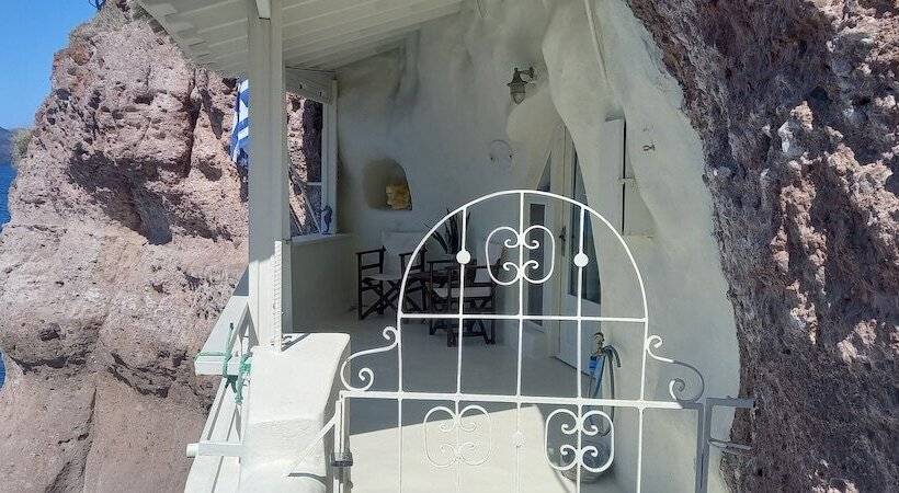 膳宿费 Studio In Old Port Of Fira, Sea View, Santorini