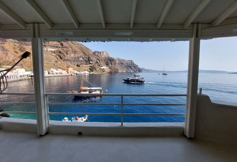 膳宿费 Studio In Old Port Of Fira, Sea View, Santorini