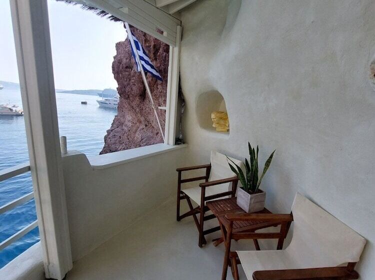 膳宿费 Studio In Old Port Of Fira, Sea View, Santorini