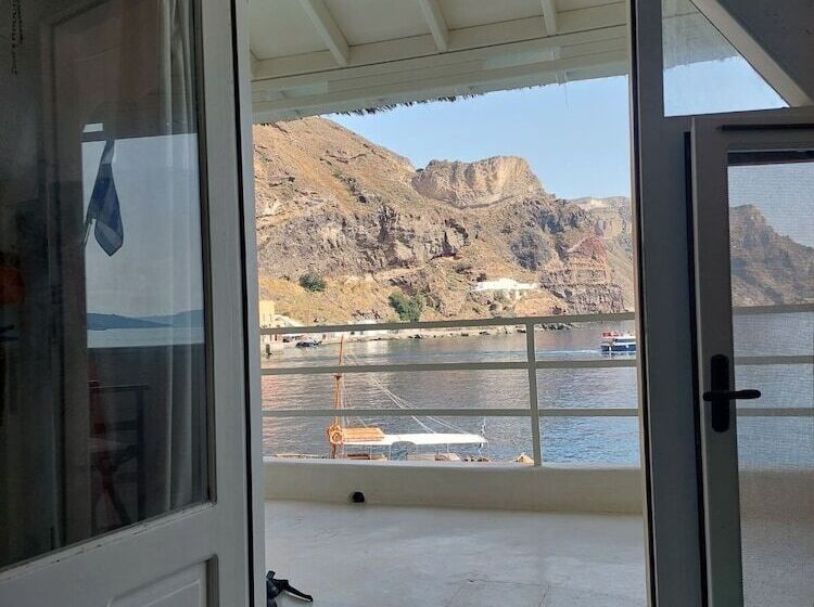 膳宿费 Studio In Old Port Of Fira, Sea View, Santorini