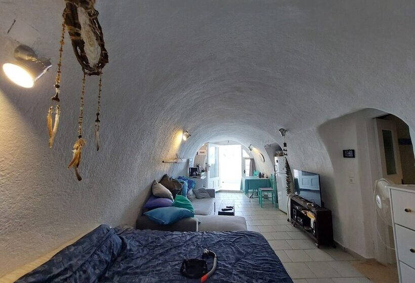 膳宿费 Studio In Old Port Of Fira, Sea View, Santorini